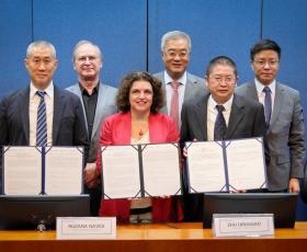 Acordo com a Universidade Politecnica do Noroeste (NWPU)e a China Southern Sci-Tech (Guangdong Hengqin) Co., Ltd. (CSSC) 16/06/2026 Foto: Beto Monteiro/GRE Ascom 